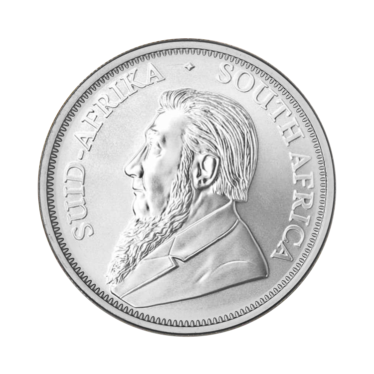 1 oz Krugerrand d'Argent Plusieurs Années back