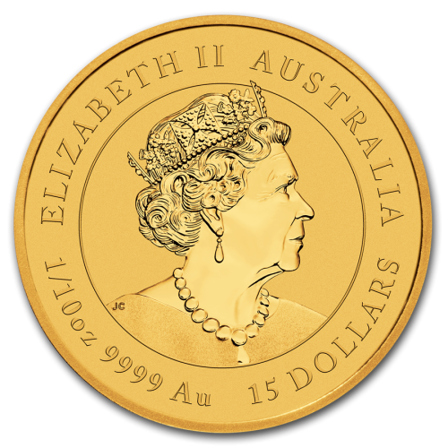 Thumbnail 1/10 oz Lunar Gold Coin 2020 back