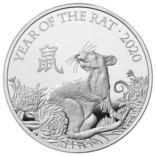 Thumbnail 1 oz Lunar d'Argent 2020 back