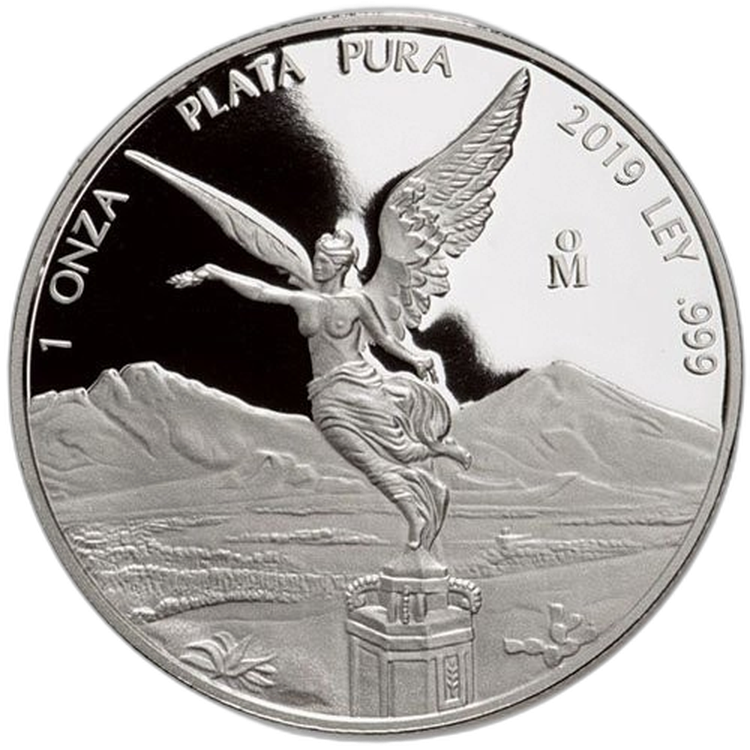 7 oz Mexican Libertad Silver Coin 2019 back