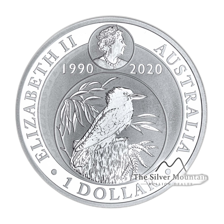 1 oz Kookaburra Plata 2020 angle 1