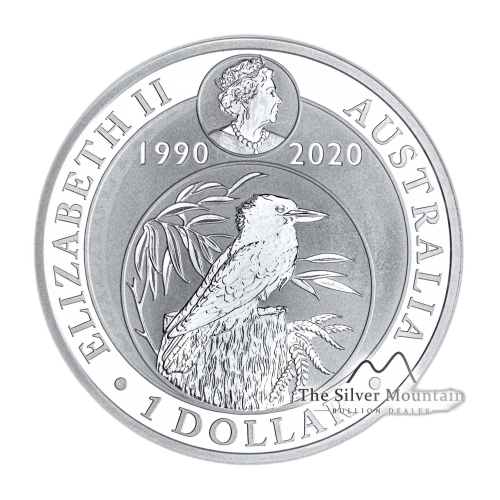Thumbnail 1 oz Kookaburra Plata 2020 angle 1