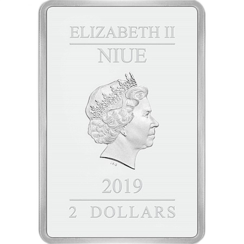 Thumbnail 1 oz New Zealand Mint Silver Coin 2019 angle 3