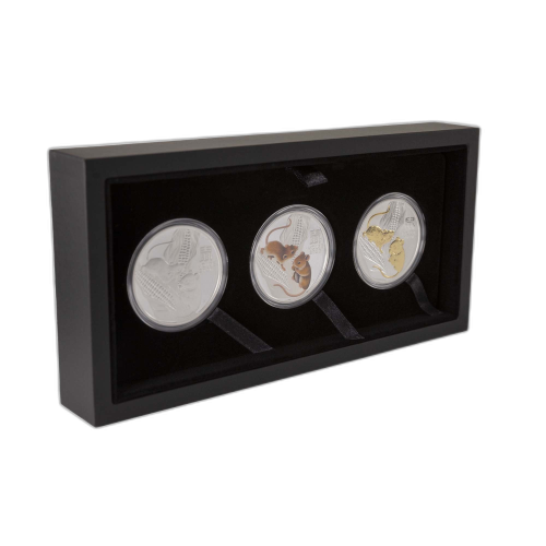 Thumbnail 3 oz Lunar Zilveren Munt 2020 perspectief 7