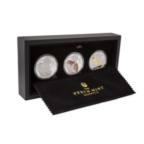 Thumbnail 3 oz Lunar Zilveren Munt 2020 perspectief 8