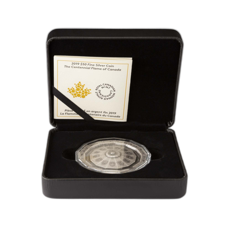 3 oz Royal Canadian Mint Silbermünze 2019 angle 6