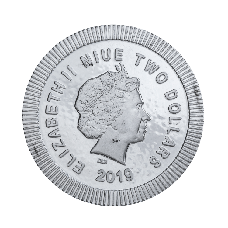 1 oz New Zealand Mint Zilveren Munt Divers achterkant