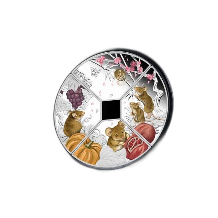 4-part set Year of the Mouse Quadrant 2020 angle 1