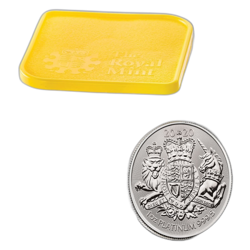 Thumbnail 1 oz Royal Mint Platina Munt 2020 back
