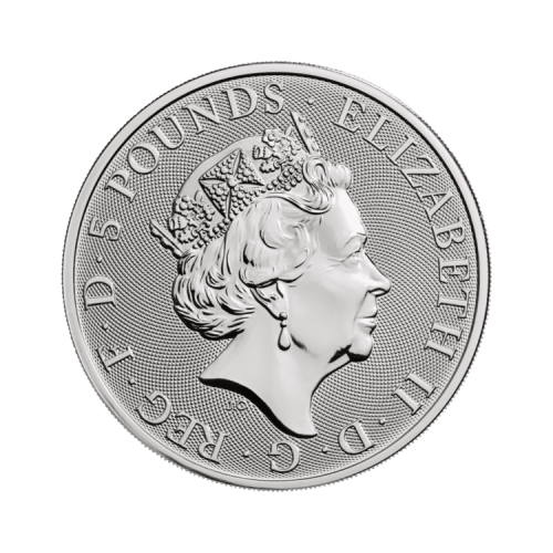 Thumbnail 2 oz Queens Beasts Silbermünze 2020 back