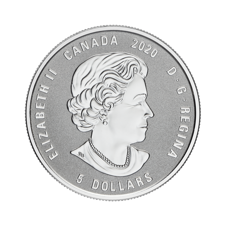 1 kilo Mei Birthstone Swarovski Silver Coin 2020 back