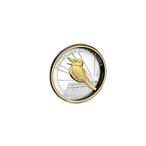 Thumbnail 2 oz Kookaburra Zilveren Munt 2020 achterkant