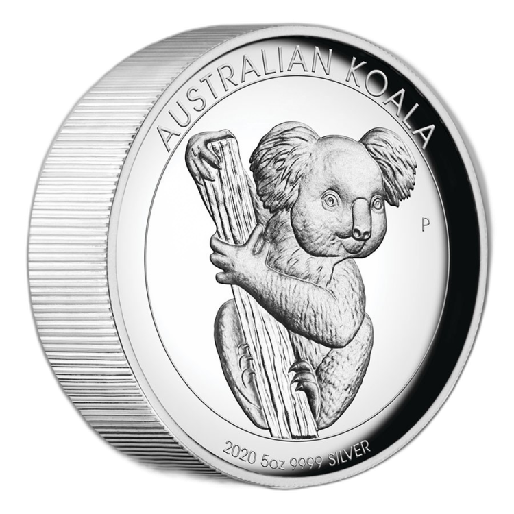 5 oz Koala Plata 2020 angle 2