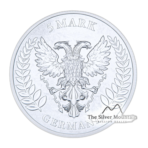 Thumbnail 1 oz Germania Silbermünze 2020 angle 2