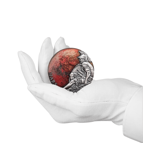 Thumbnail 3 troy ounce zilveren munt Kameroen - Mars 2020 perspectief 3