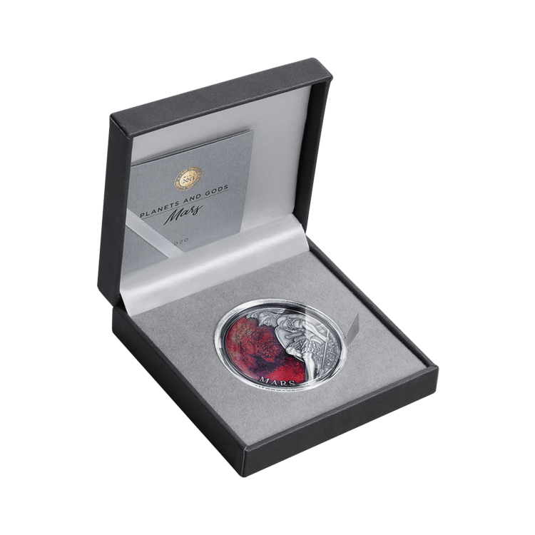 3 troy ounce zilveren munt Kameroen - Mars 2020 perspectief 4