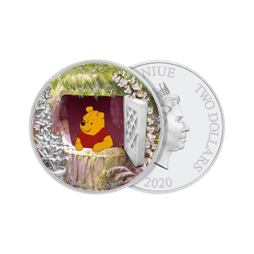 Thumbnail 1 oz Disney Zilveren Munt 2020 perspectief 1