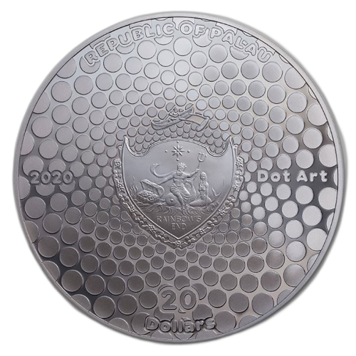 Thumbnail 3 troy ounce zilveren munt Boom des levens Proof 2020 achterkant