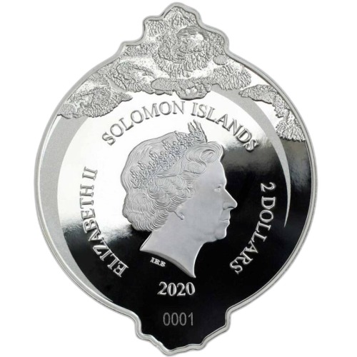 Thumbnail 1 troy ounce zilveren munt Zeepaardje Proof 2020 perspectief 4
