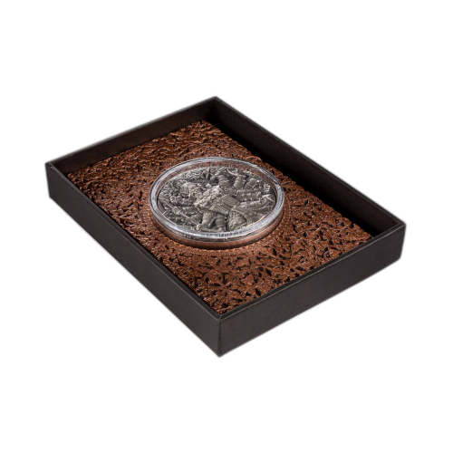 Thumbnail 2 troy ounce zilveren munt Tossakan 2020 achterkant