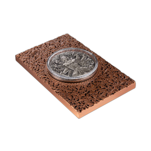 Thumbnail 2 troy ounce zilveren munt Tossakan 2020 perspectief 3
