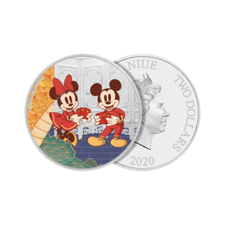 1 oz Lunar Zilveren Munt 2020 perspectief 2