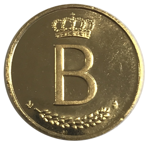 Thumbnail Gouden munt Boudewijn achterkant