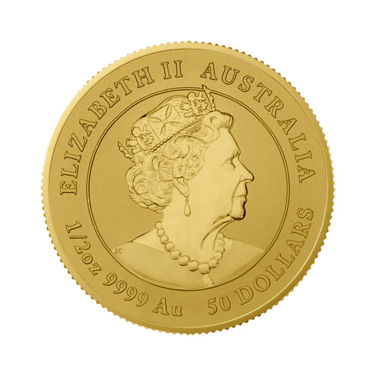 1/2 oz Lunar Oro 2021 back