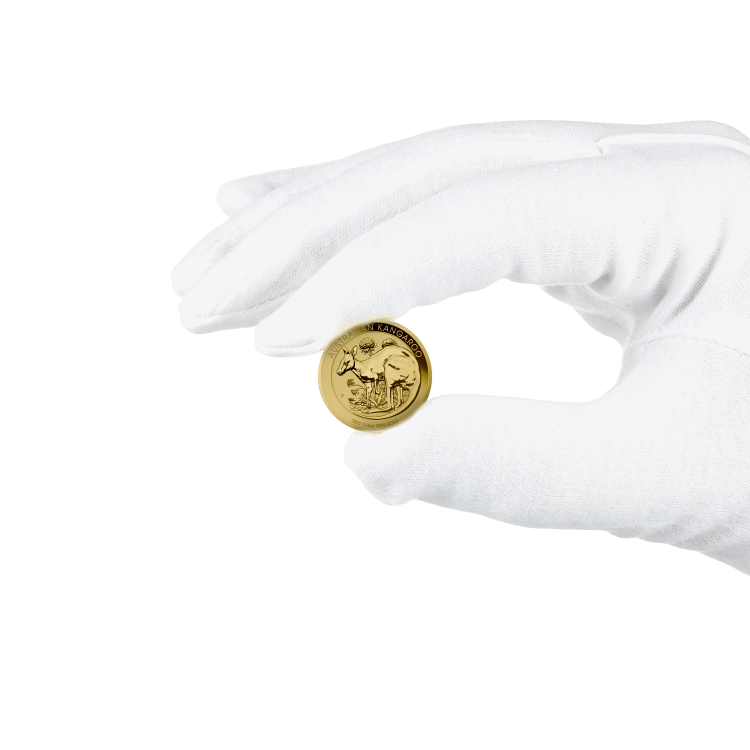 1/4 oz Kangaroo Gouden Munt 2021 perspectief 4