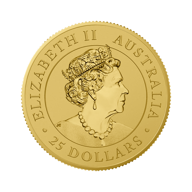 1/2 oz Kangaroo Gouden Munt 2021 achterkant