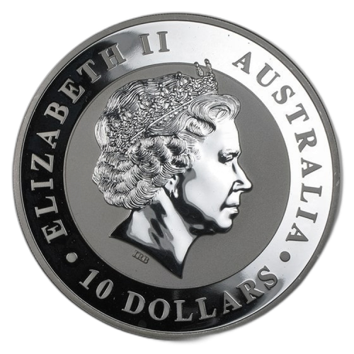 Thumbnail 10 oz Koala Zilveren Munt achterkant