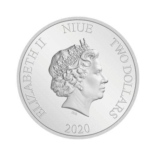 Thumbnail 1 oz Disney Zilveren Munt 2020 achterkant