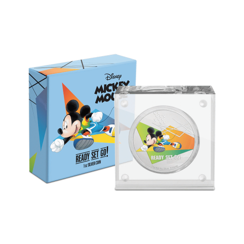 Thumbnail 1 oz Disney Zilveren Munt 2020 perspectief 1