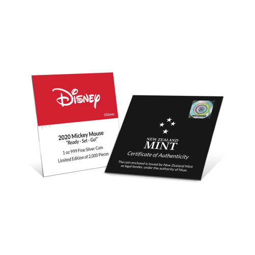 Thumbnail 1 oz Disney Zilveren Munt 2020 perspectief 4