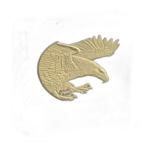 Thumbnail 1,5 troy ounce silver coin wedge-tailed Eagle Bi-Metal Proof 2020 angle 2