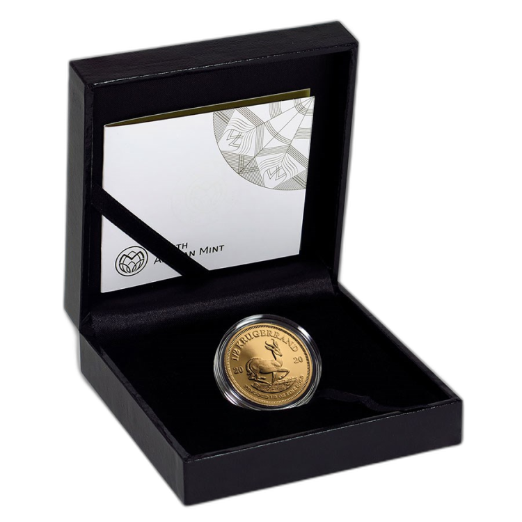 1/2 oz Krugerrand Proof Gouden Munt Divers achterkant