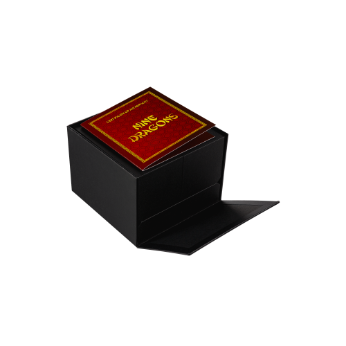 Thumbnail 2 troy ounce zilveren munt negen draken 2020 perspectief 4