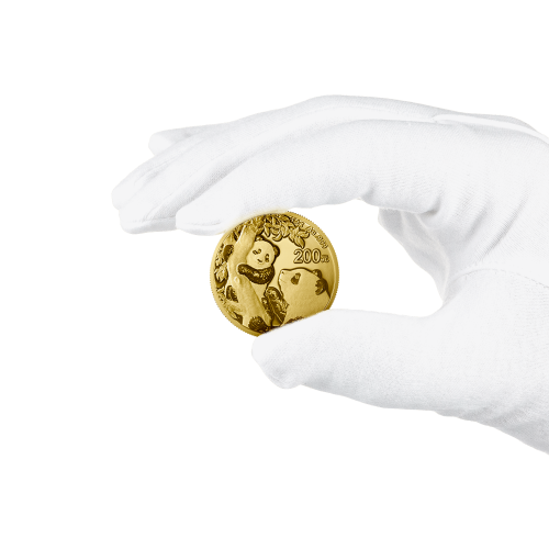 Thumbnail 30g Panda Gouden Munt 2021 perspectief 4