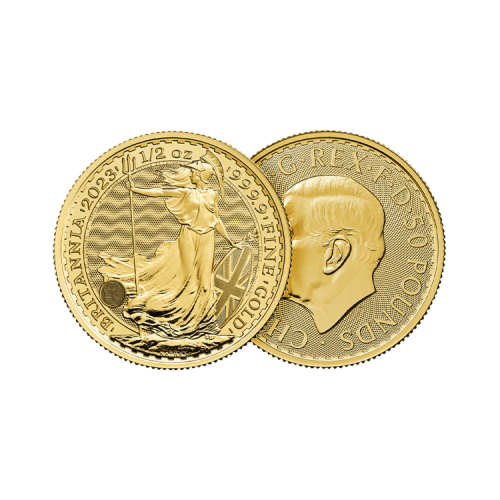 Thumbnail 1/2 troy ounce gouden Britannia munt