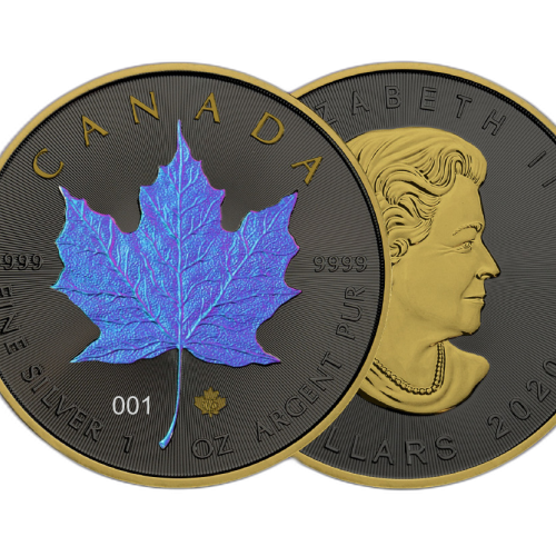 Thumbnail 1 oz Royal Canadian Mint Silbermünze 2020 angle 3