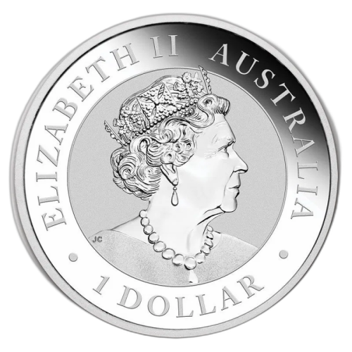 Thumbnail 1 oz Kookaburra Zilveren Munt 2021 achterkant