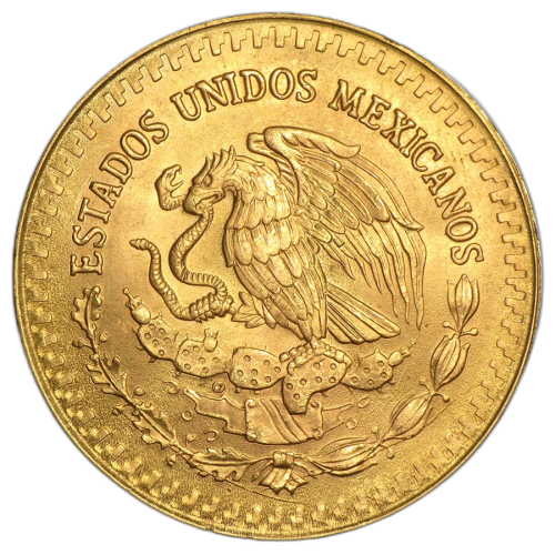 Thumbnail 1 oz Banco de Mexico Gouden Munt Divers achterkant