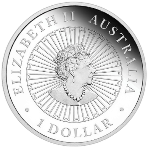 Thumbnail 1 oz Lunar Zilveren Munt 2021 perspectief 1