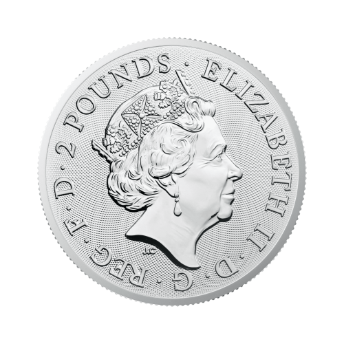 Thumbnail 1 oz Robin Hood Silver Coin 2021 back