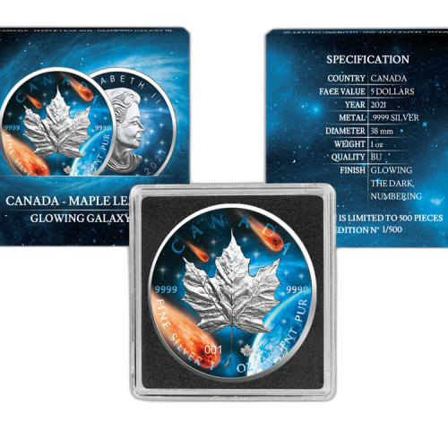 Thumbnail 1 oz Royal Canadian Mint Silver Coin 2021 back