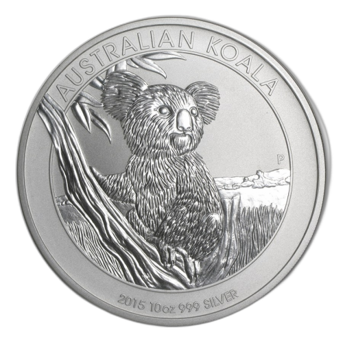 Thumbnail 10 oz Koala Zilveren Munt 2015 voorkant