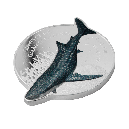 Thumbnail 1 troy ounce zilveren munt walvishaai 2021 prooflike perspectief 1