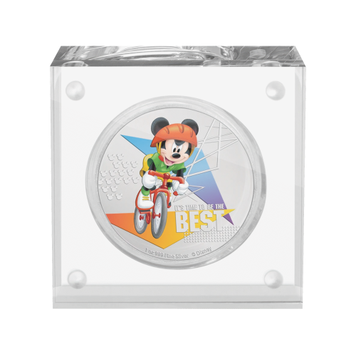 Thumbnail 1 oz Disney Zilveren Munt 2020 perspectief 1