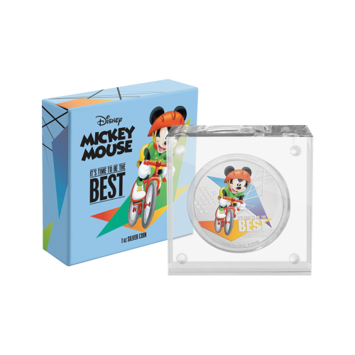 Thumbnail 1 oz Disney Zilveren Munt 2020 perspectief 2
