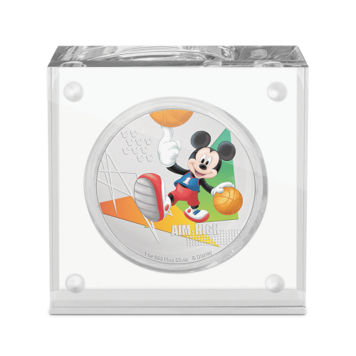 Thumbnail 1 oz Disney Silver Coin 2020 angle 1